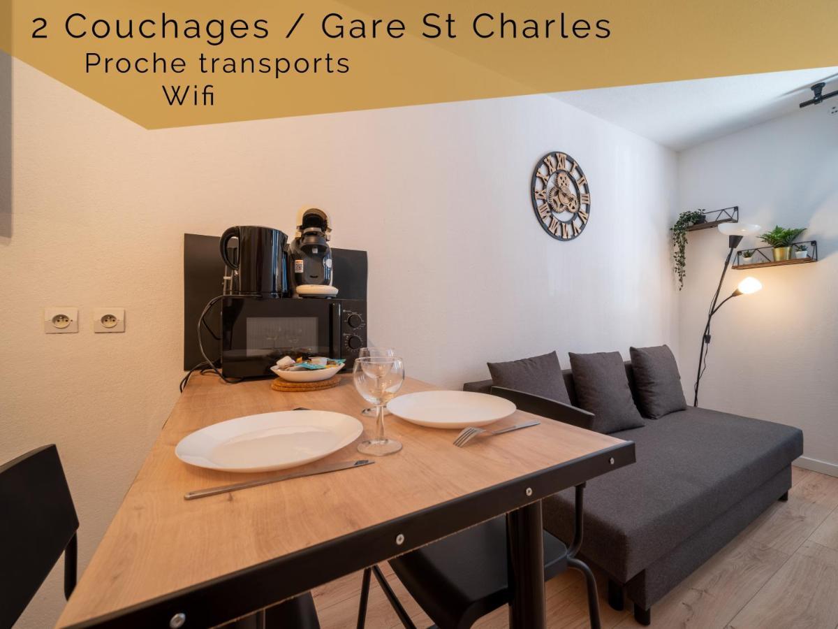 Appartement Climatise Avec Parking A 6Min A Pied De La Gare St Charles Марсель Экстерьер фото